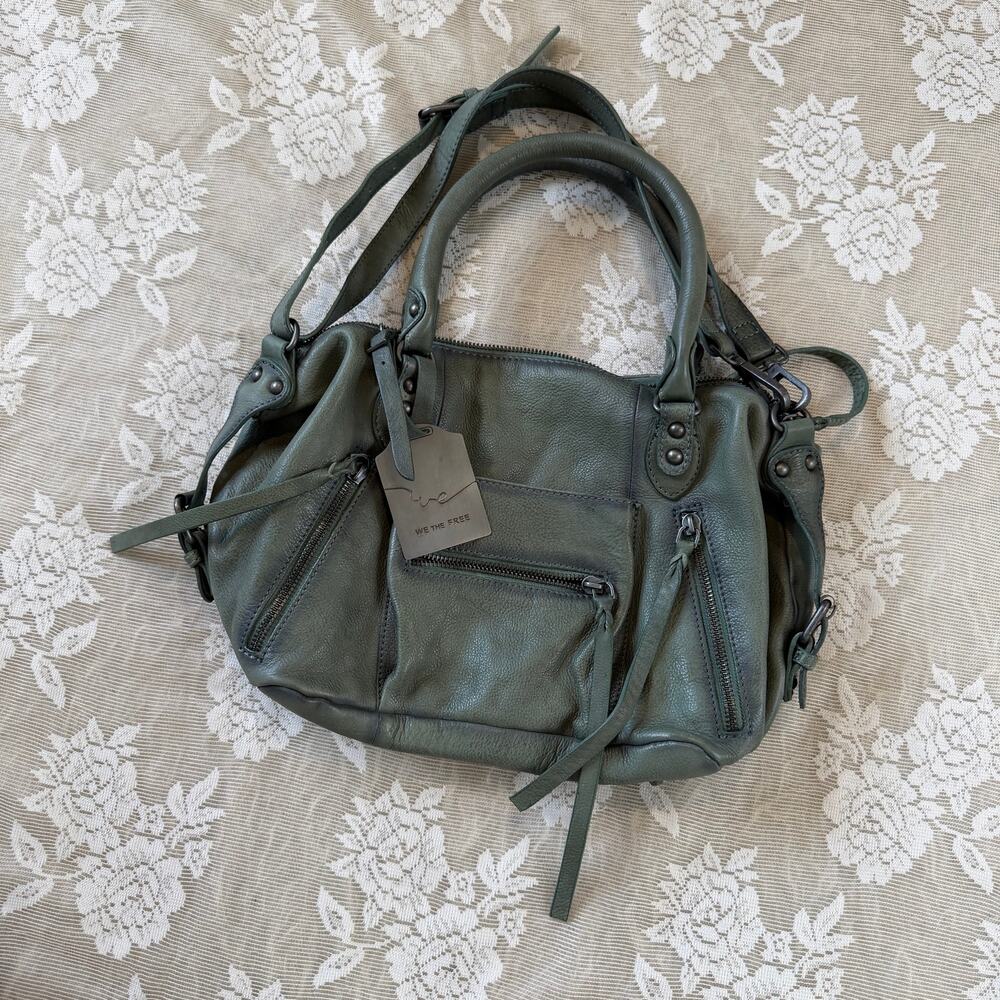 Free People We The Free Baby Emerson Bag Sage Green